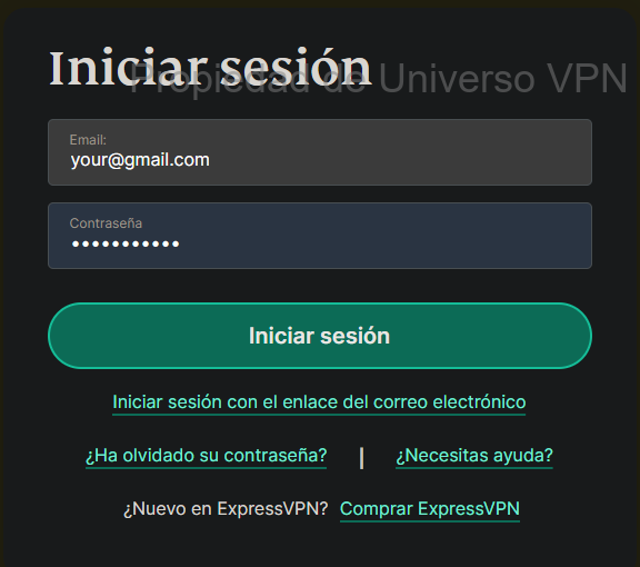 Código de activación ExpressVPN